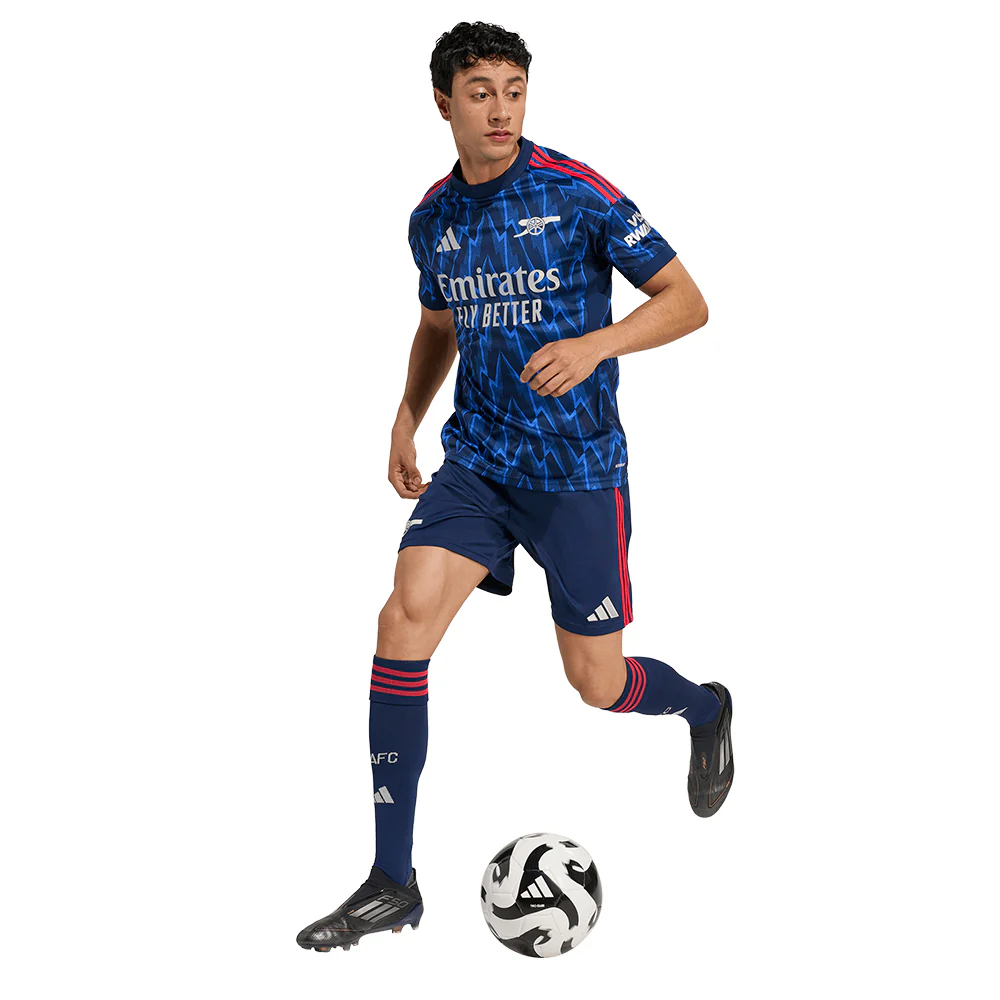 ADIDAS Men's Arsenal Away 2025/26 Football Shorts - Blue - L (UK SIZE)