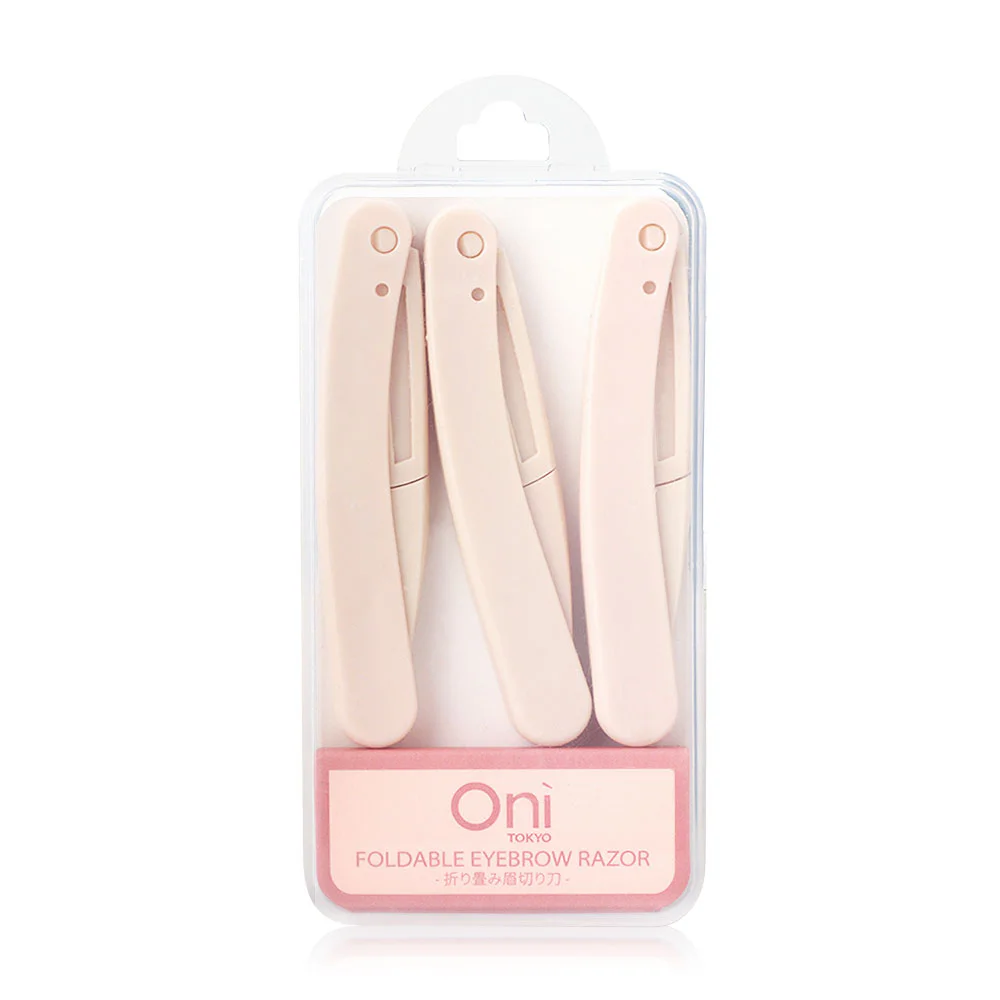 Oni Foldable Eyebrow Razor 3pcs