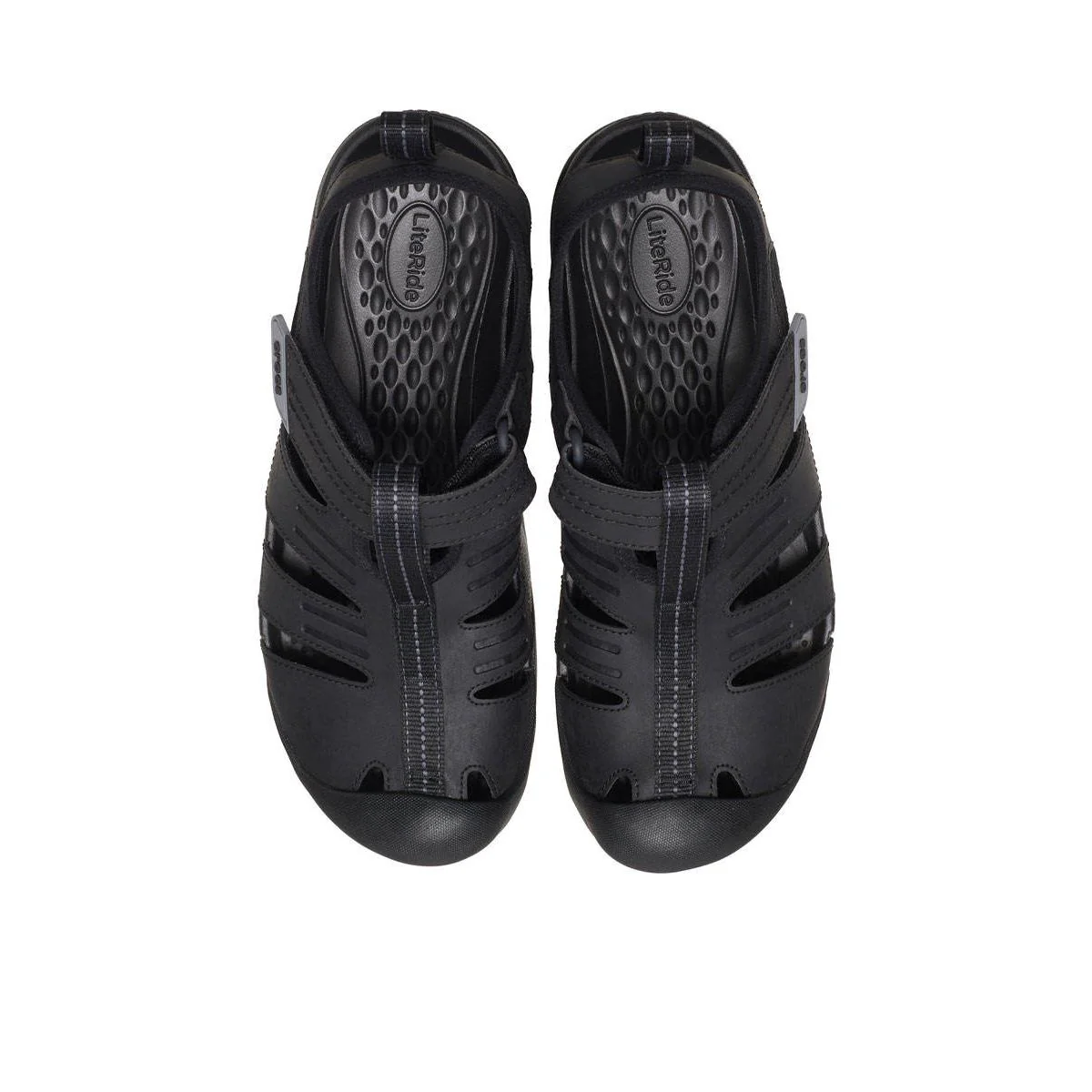 CROCS Classic Yukon Fisherman Men's Sandals - Black - US M10