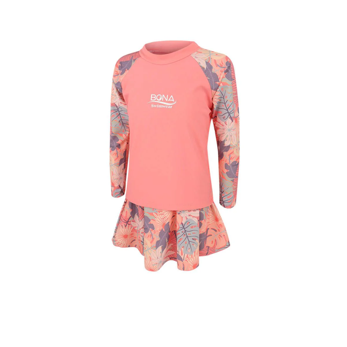 Купальник для девочек Bona G-413 A — цвет оранжевый, размер US 12
