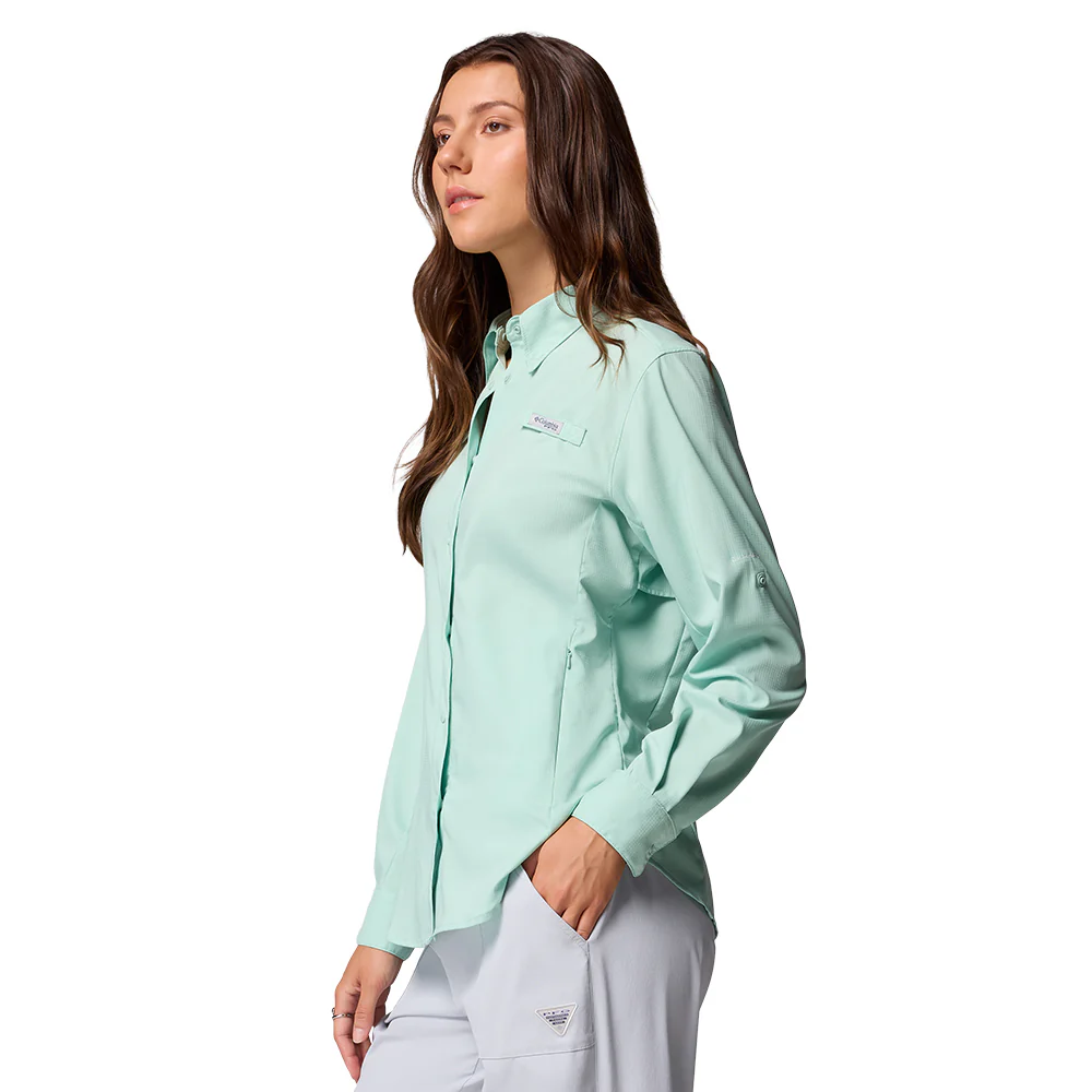 COLUMBIA PFG Tamiami™ II Long Sleeve Women's Fishing Shirt - Green - 2XL (US SIZE)