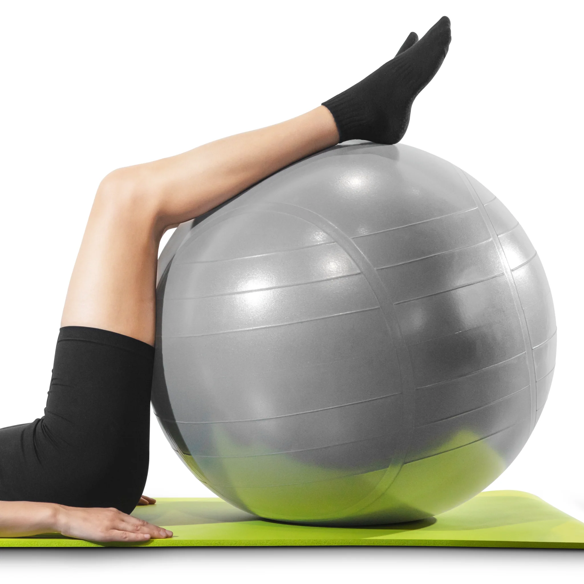 MDBuddy ลูกบอล Commercial Gym Ball ขนาด 55CM (MD1281-55MM) - Gray - ONE SIZE
