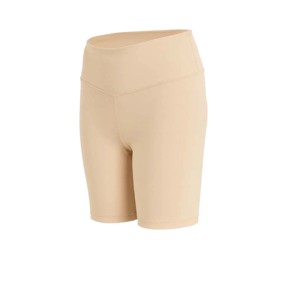 REEBOK Lux High Rise 7.5" Women's Biker Shorts - Beige - L (US SIZE)
