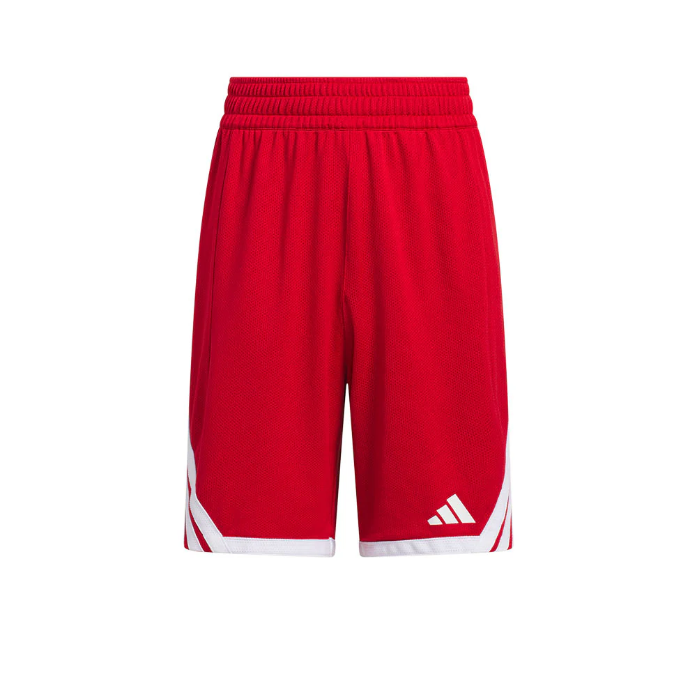 Детские шорты Adidas Basketball 3 г Speed Reversible Lifestyle — цвет красный, размер 128 CM