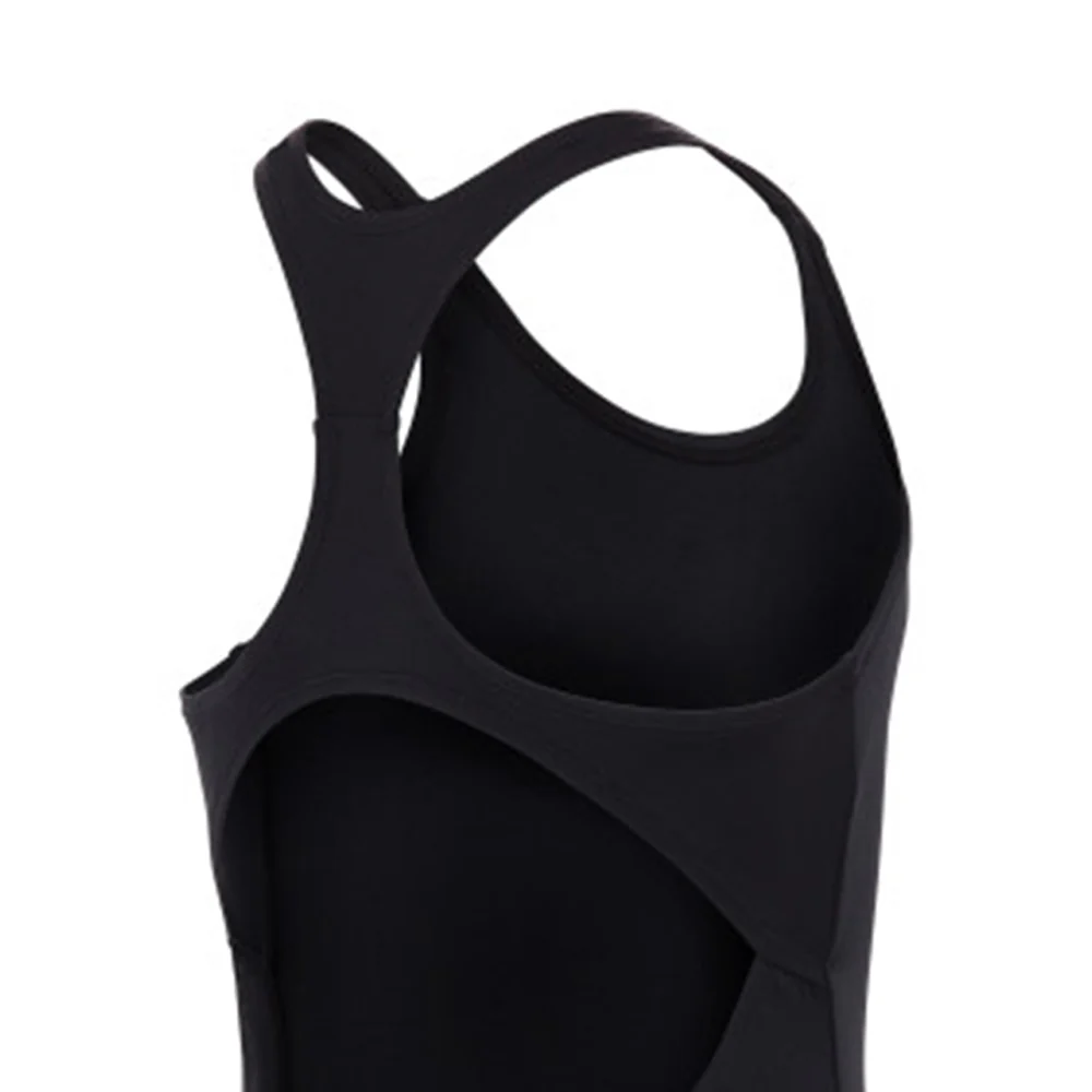 NIKE Essential Racerback One Piece Girls Swimsuit - Black - L (US SIZE)