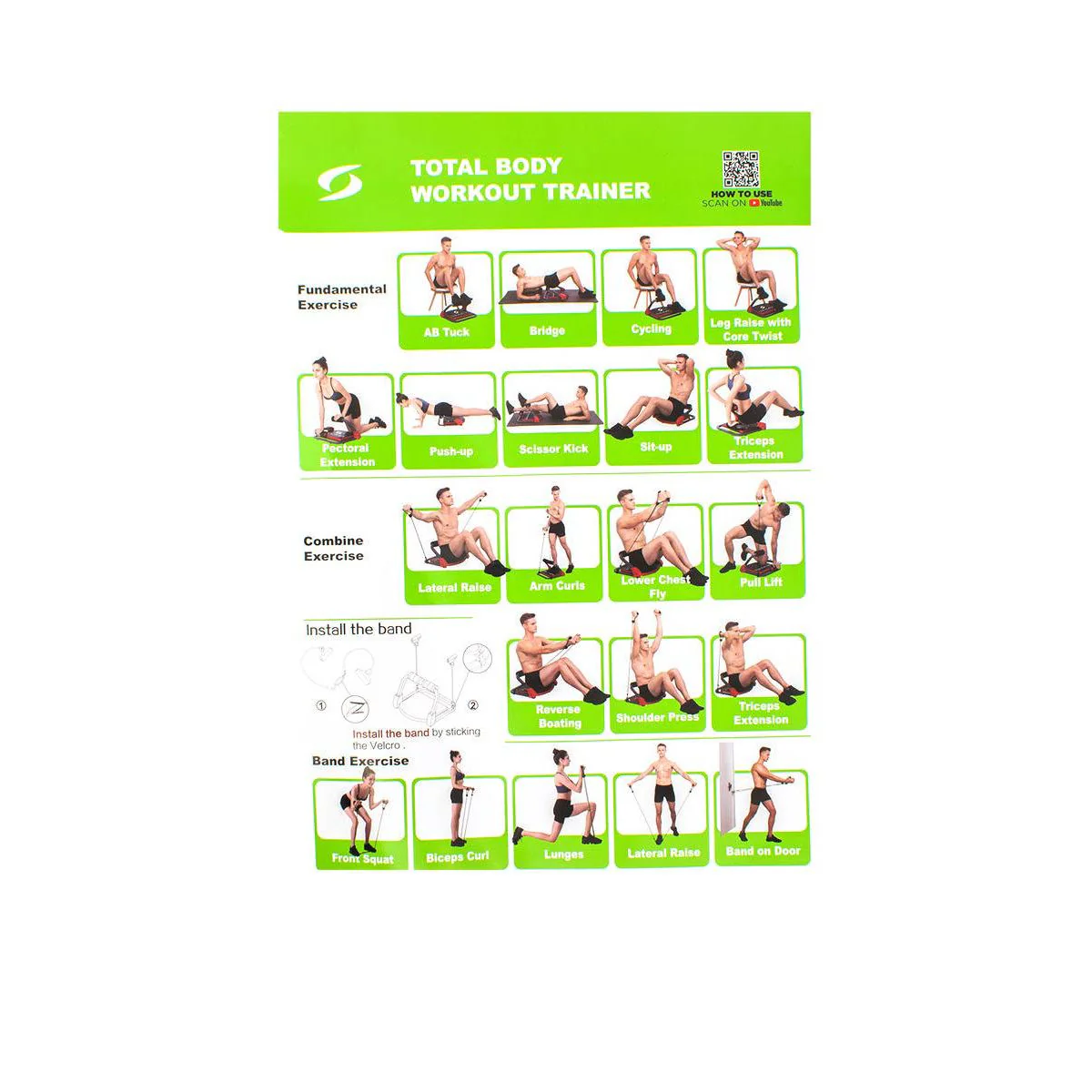 S SPORTS BOARD TB050 Versatile Exercise Machine - Black - ONE SIZE