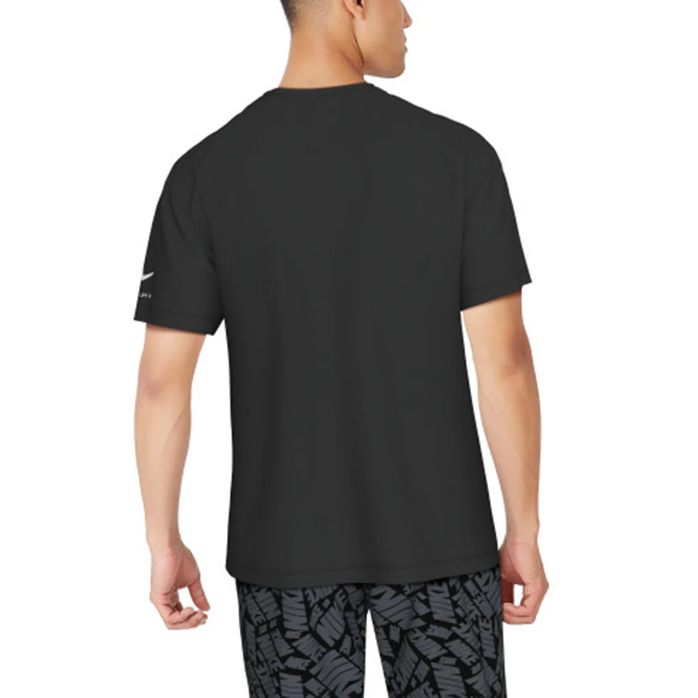 NIKE Hydroguard Men's Swim Shirt - Black - L (US SIZE)