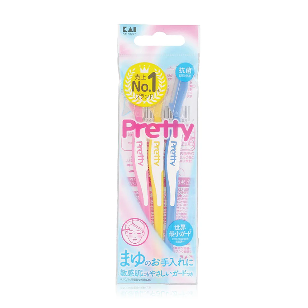 Kai Pretty Fresh Eye Razor [3pcs]