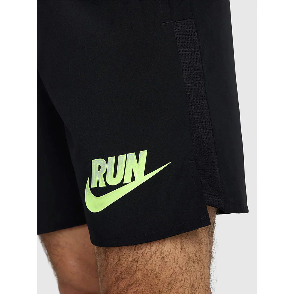 NIKE Challenger Run Energy 7" Men's Running Shorts - Black - L (ASIAN SIZE)