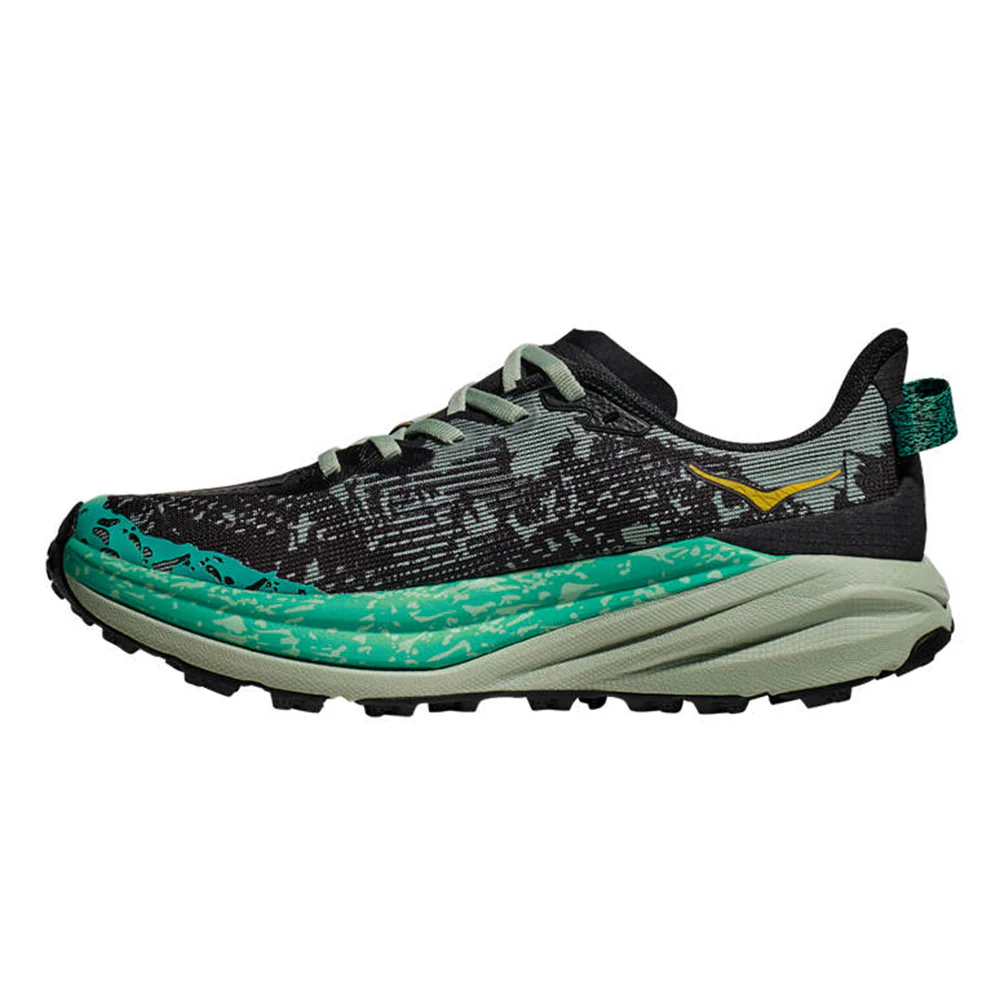 HOKA Speedgoat 6 Women's Trail Running Shoes - Black - US 6.5