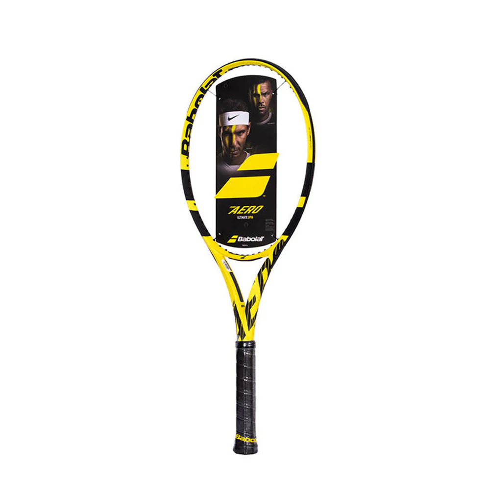 BABOLAT Pure Aero Unstrung Tennis Racket - Yellow - ONE SIZE
