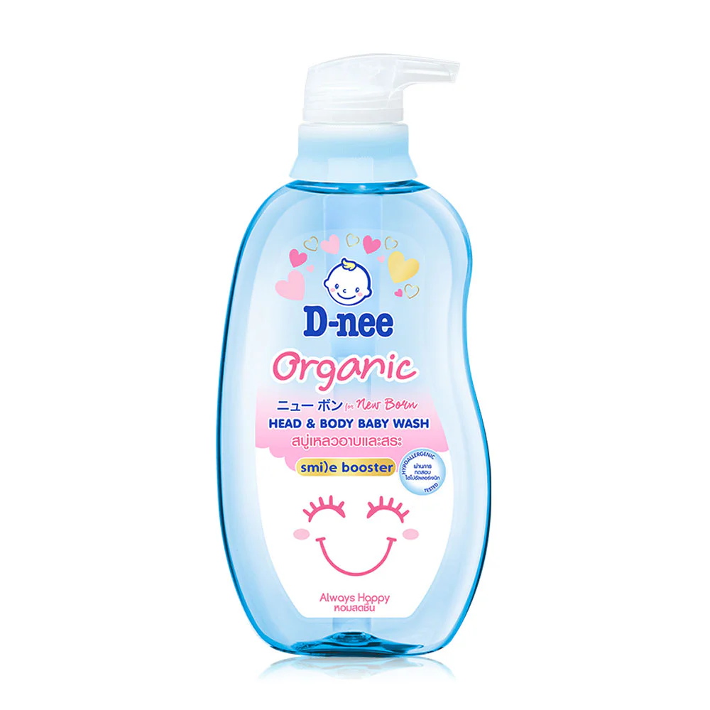 D-nee Organic Head & Body Baby Wash For Newborn — Alway Happy, 800 мл