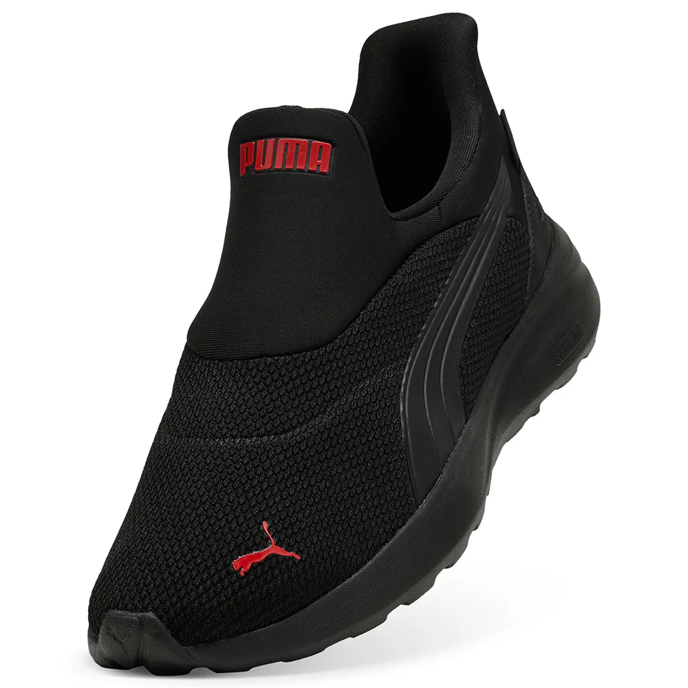 PUMA Softride Cosmic Ease-In Unisex Lifestyle Shoes - Black - UK 10