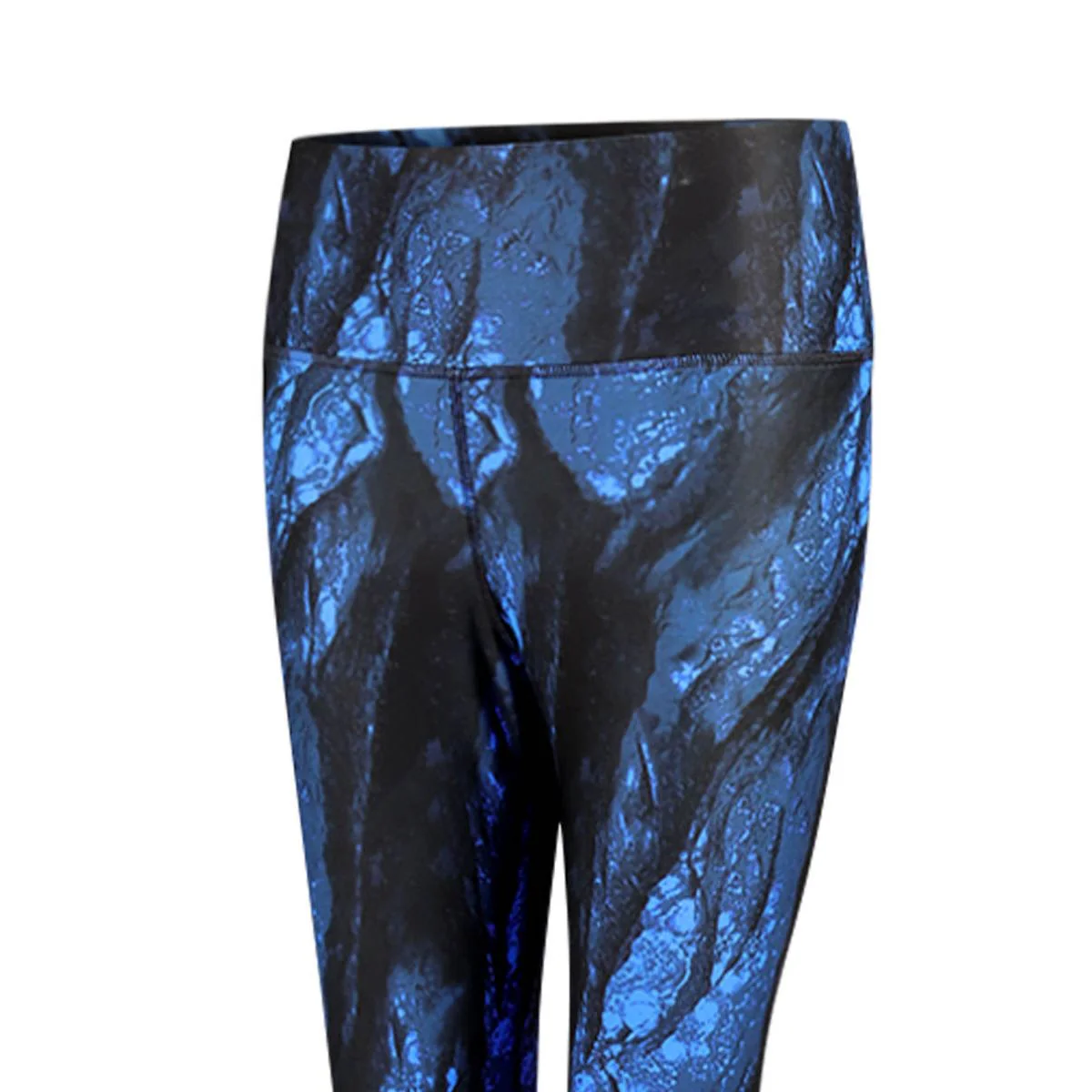 REEBOK Lux Bold Printed Women's Training Leggings - Black - L (US SIZE)