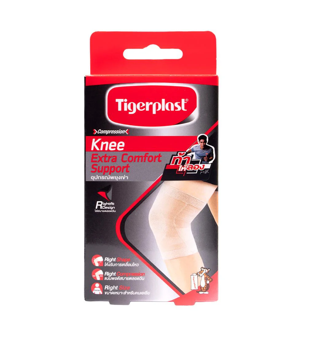 TIGER PLAST Extra Comfort Knee Support - Multi Color - L (US SIZE)