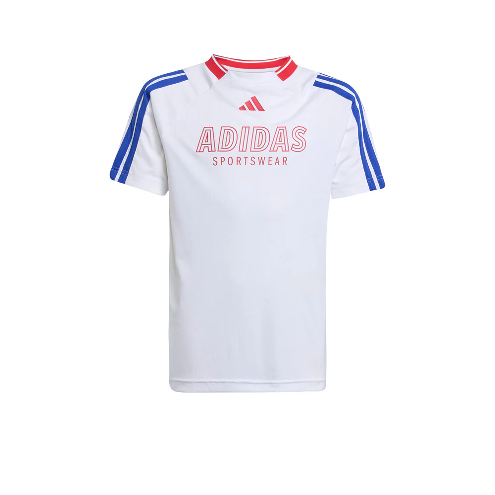Детская футбольная джерси Adidas House of Tiro — цвет белый, размер 140 CM