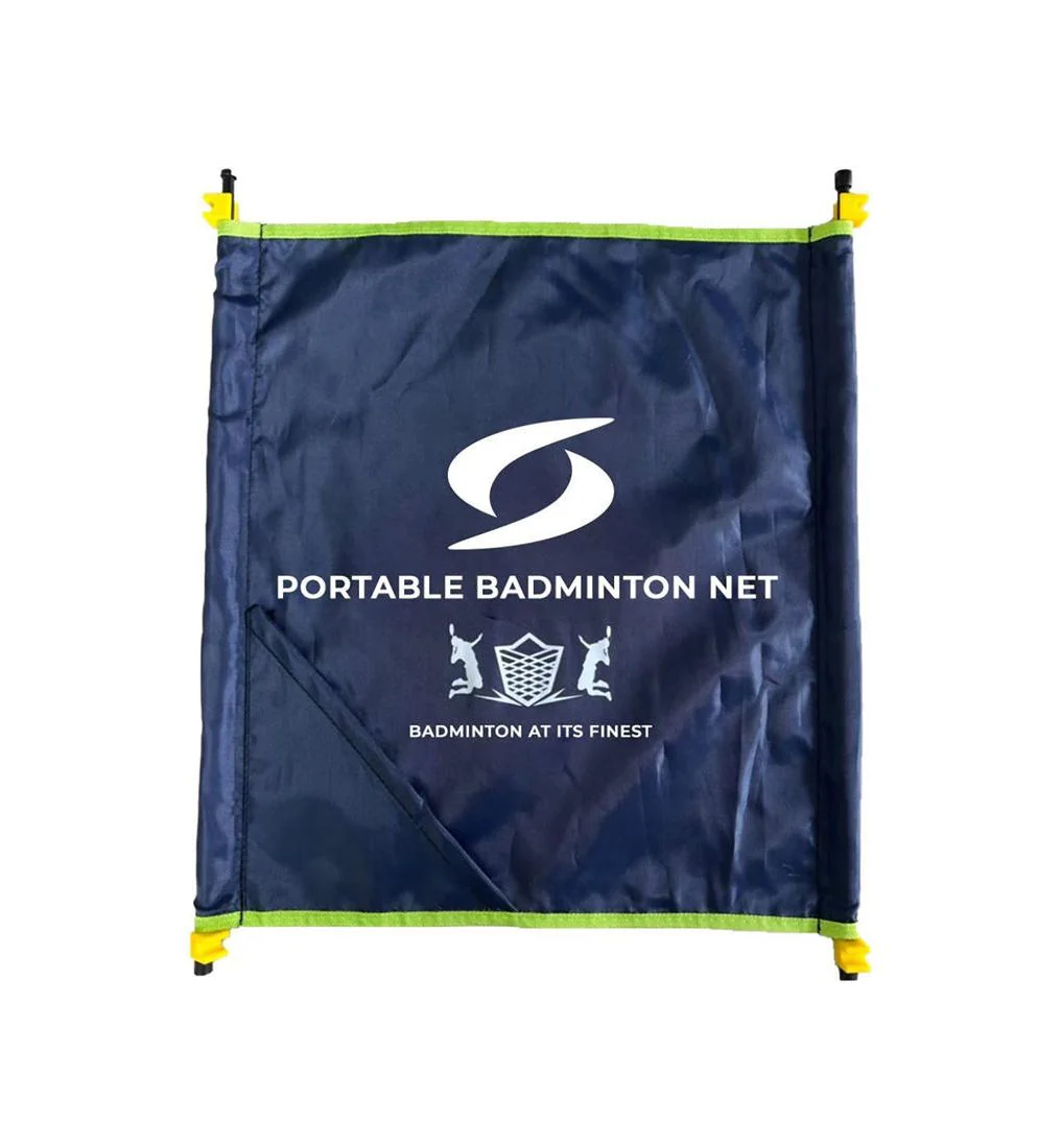S SPORTS SSPQ122NET07NA Badminton Net - Blue - ONE SIZE