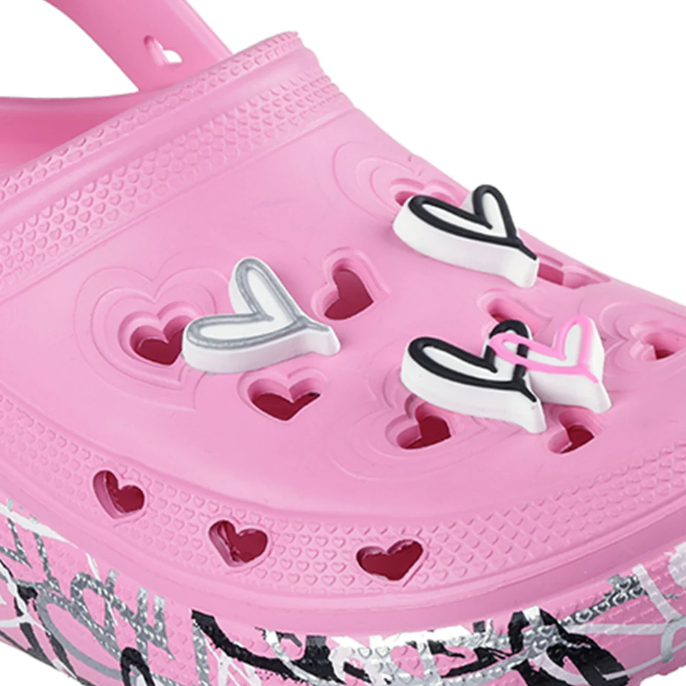 SKECHERS x JGoldcrown: Foamies Cutie Pops – Love Pop Girls Sandals - Pink - US 1