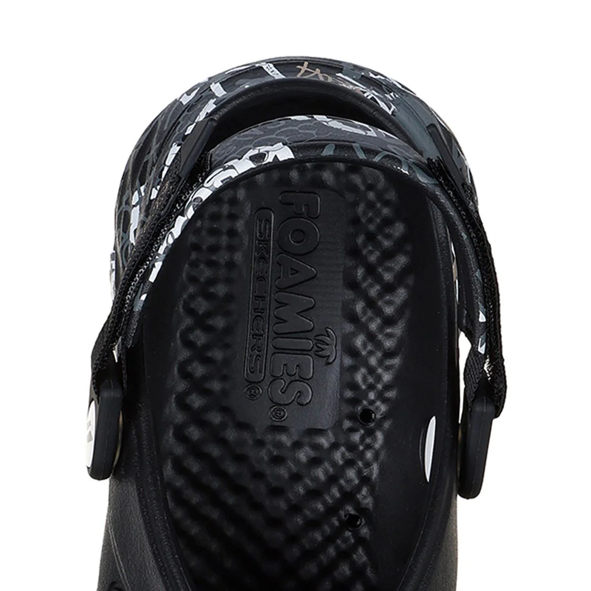 SKECHERS Foamies Max Cushioning - Wildstyle Women's Sandals - Black - US 10