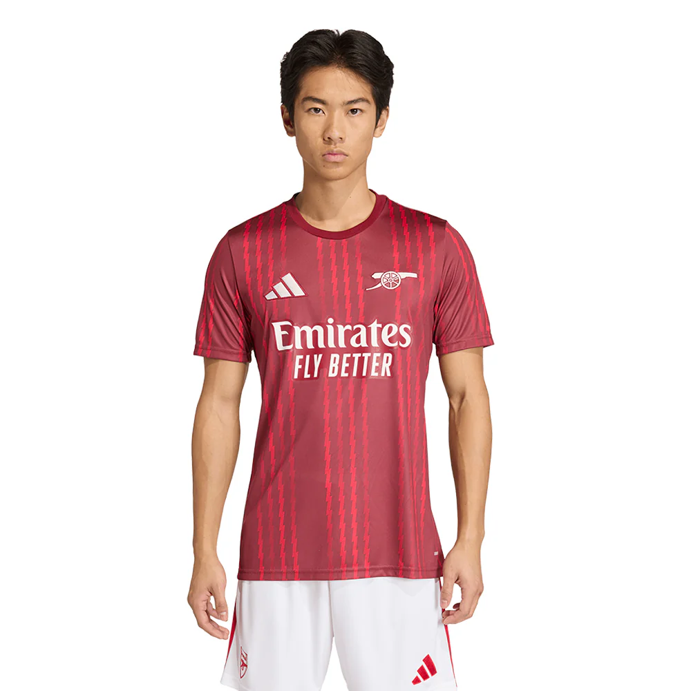 Мужская джерси Adidas Arsenal Pre-Match 2025/26 — цвет красный, размер 2XL (UK SIZE)