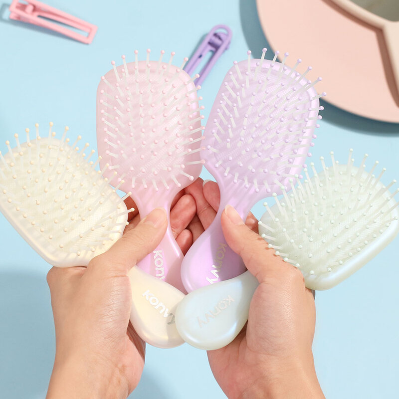 Konvy Mini Air Cushion Hair Comb — Champagne, 1pc