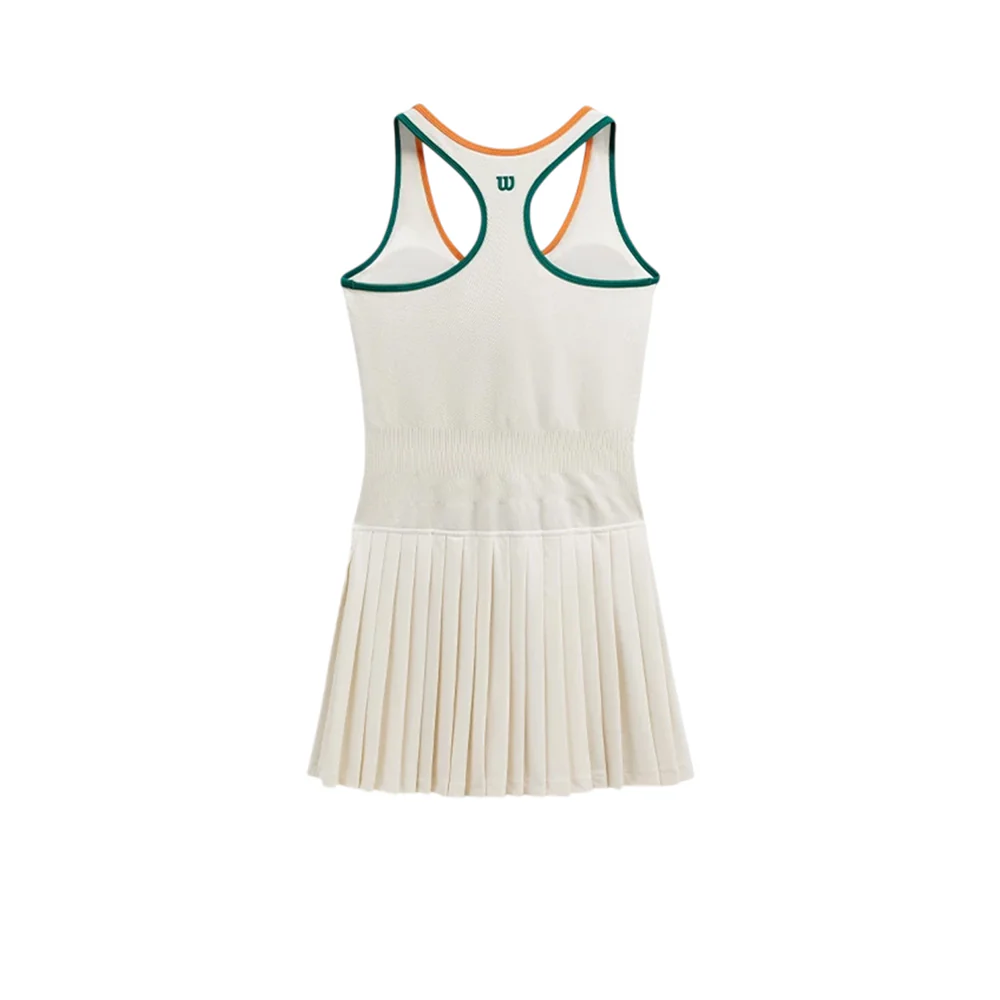 WILSON Midtown Women's Tennis Dress - Cream - L