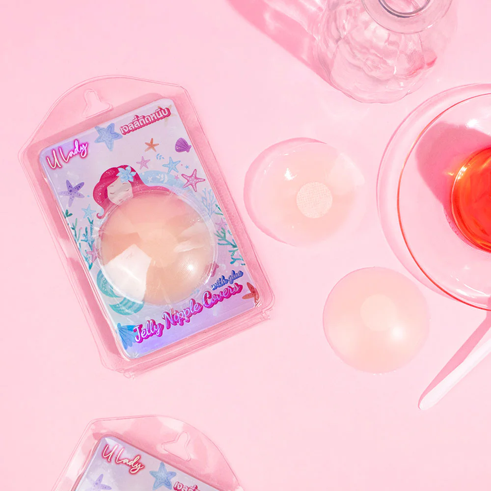 U Lady Jelly Nipple Covers With Glue 1Pair