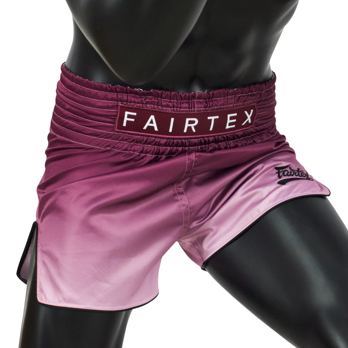 Muay Thai Shorts - BS1904 Fade (Maroon) - Red - L