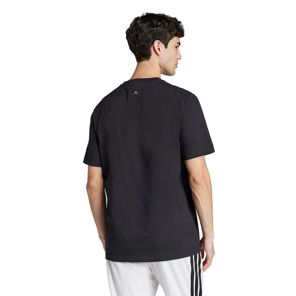 ADIDAS Lounge Slides Graphic Men's T-Shirt - Black - 2XL (ASIAN SIZE)