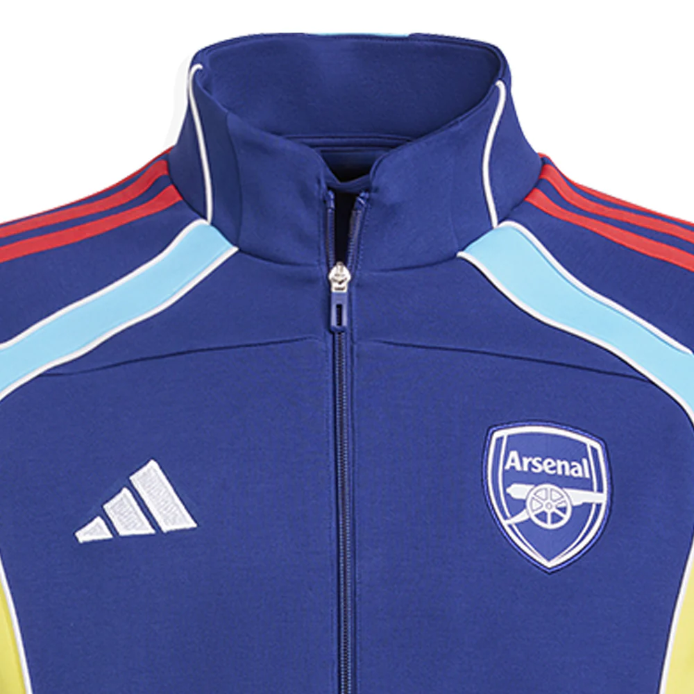 ADIDAS Arsenal Festival Pack Doubleknit Track Men's Football Jacket - Blue - 2XL (UK SIZE)