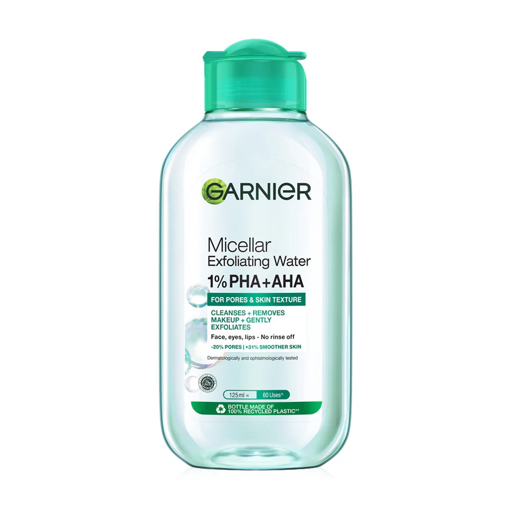 Garnier Micellar Exfoliating Water For Pores & Skin Texture 125ml