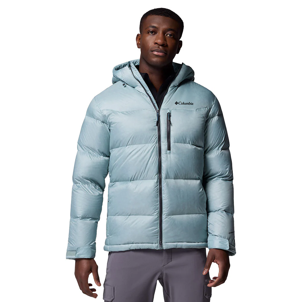 COLUMBIA Cloudview™ Down Hooded Men's Jacket - Blue - 2XL (US SIZE)