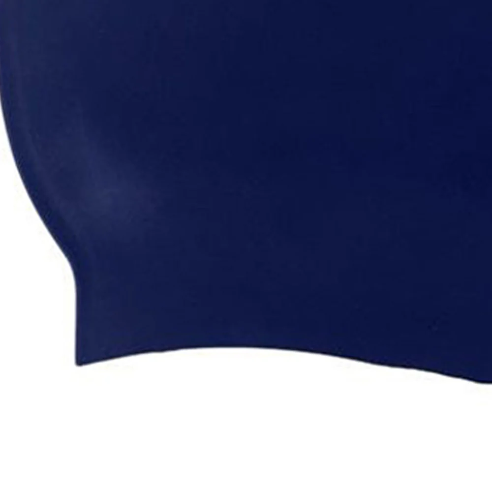 SPEEDO Plain Flat Silicone Unisex Swim Cap - Blue - ONE SIZE