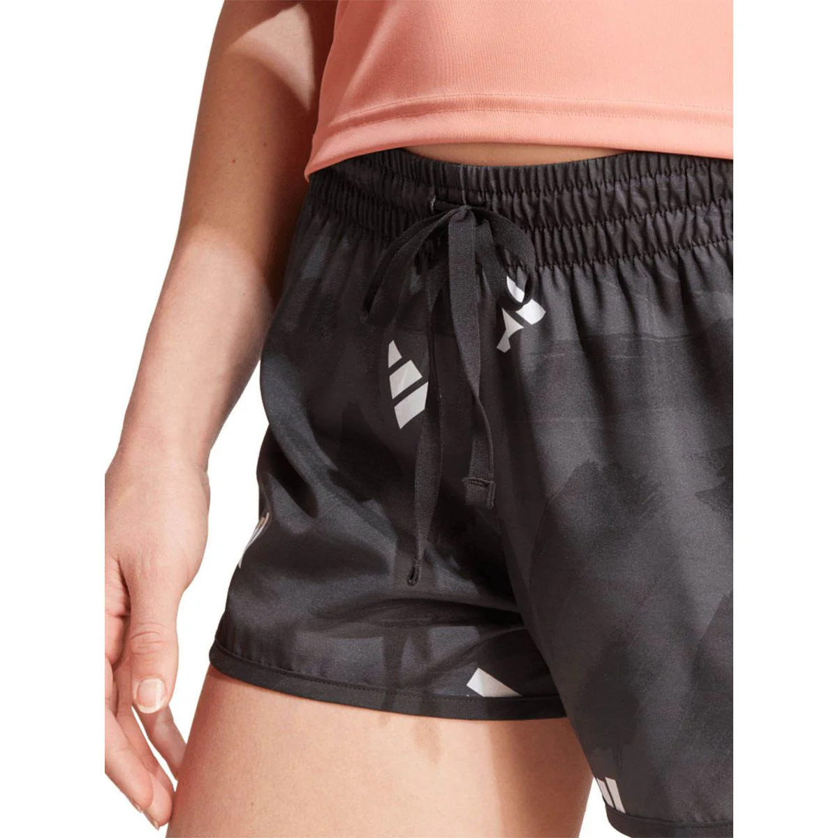ADIDAS Run It Brand Love Women's Running Shorts - Black - 2XL (ASIAN SIZE)