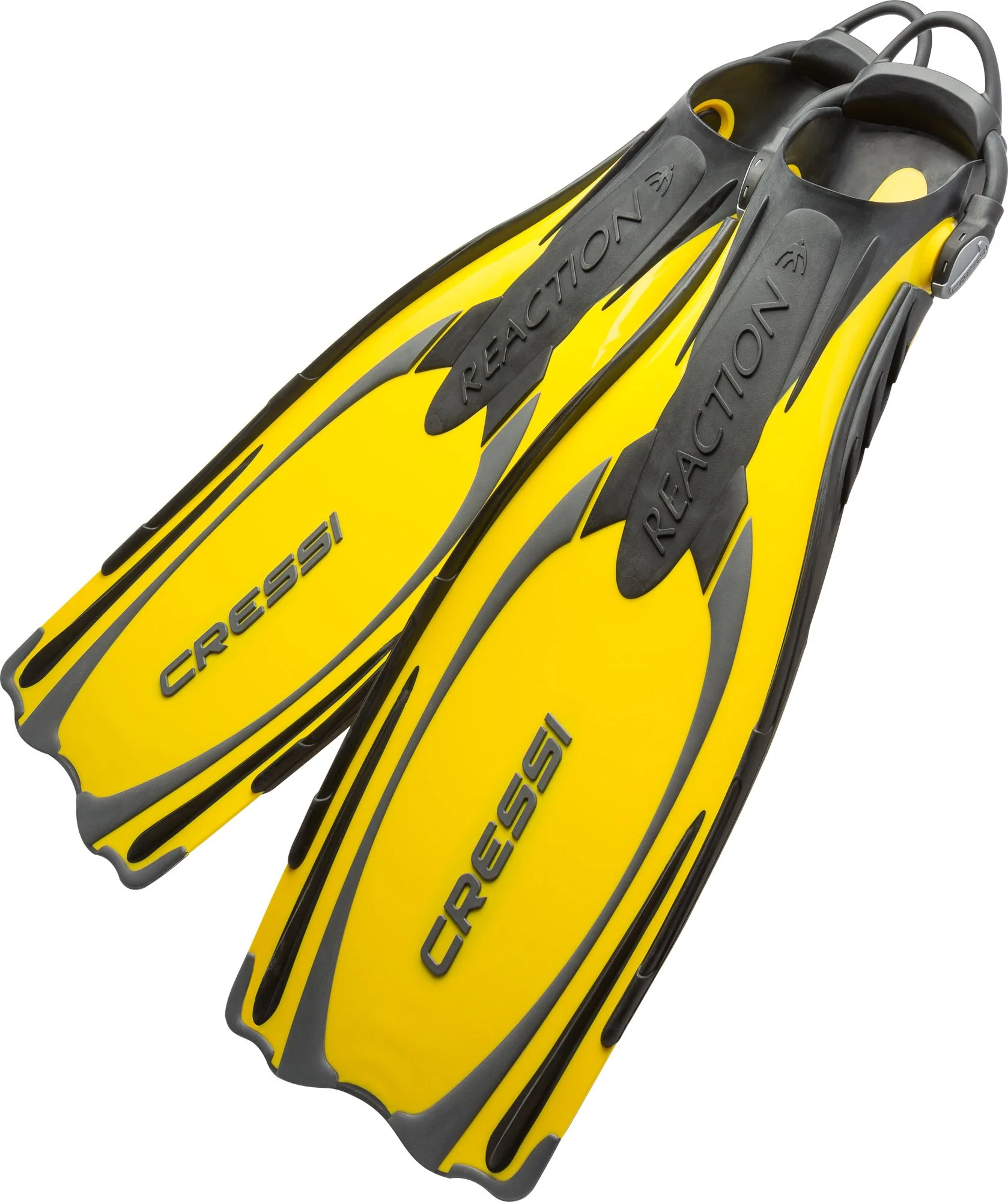 CRESSI Reaction Ebs Fins Yellow/Silver - Yellow - L