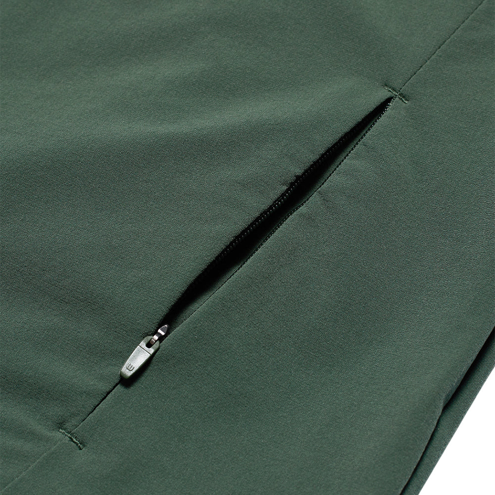 WILSON Davenport Woven Pop Over Women's Tennis Sweatshirt - Green - L