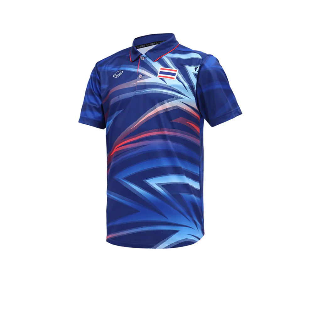 GRAND SPORT Thai National Team Sea Games 2025 Men's Polo Shirt - Blue - 2XL (ASIAN SIZE)