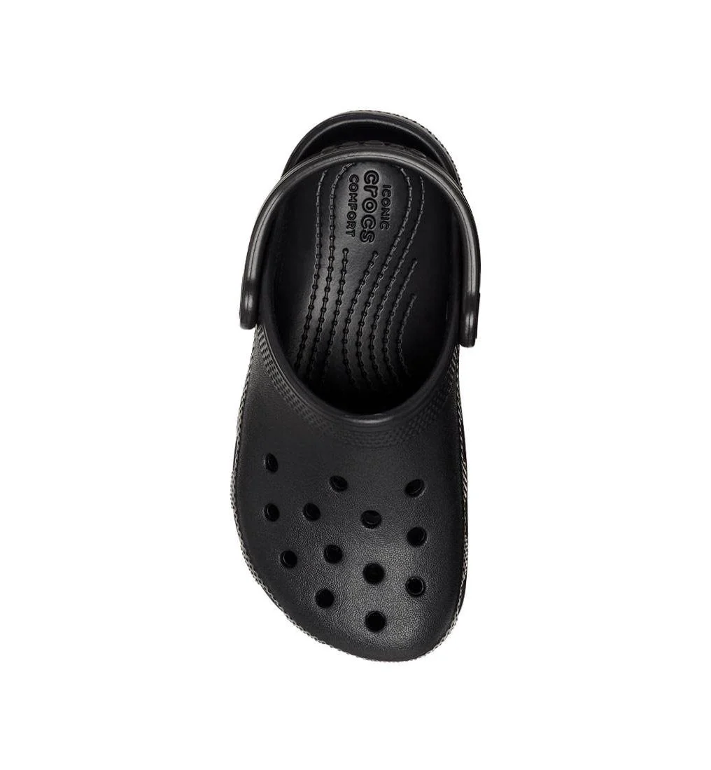 CROCS Classic Clog Kids Lifestyle Shoes - Black - US C10