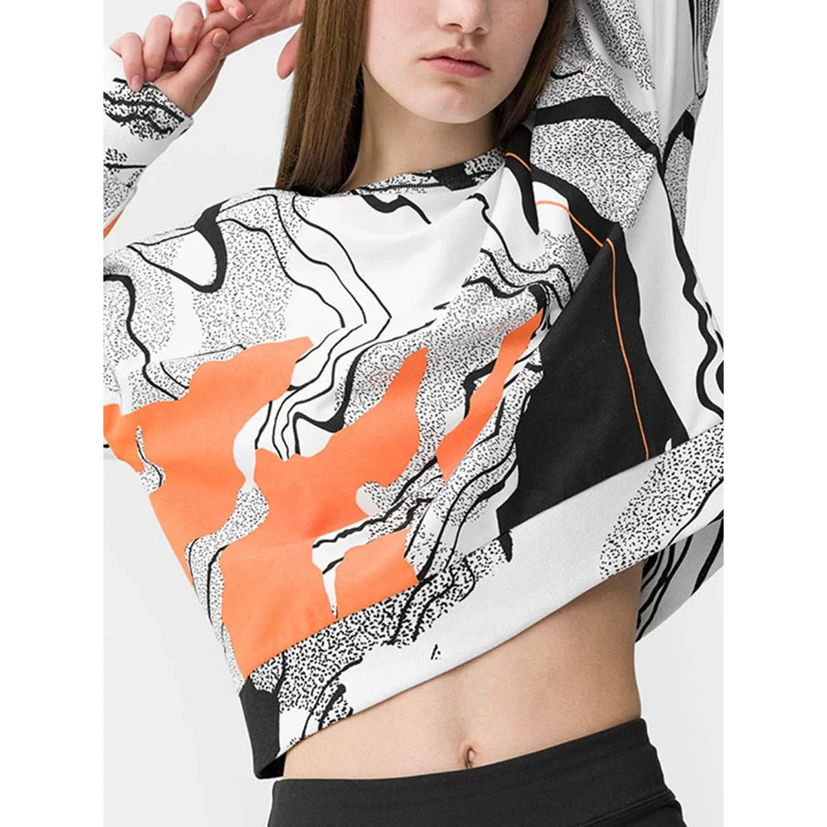 4F F250 Pullover Women's Sweatshirt - Multi Color - L