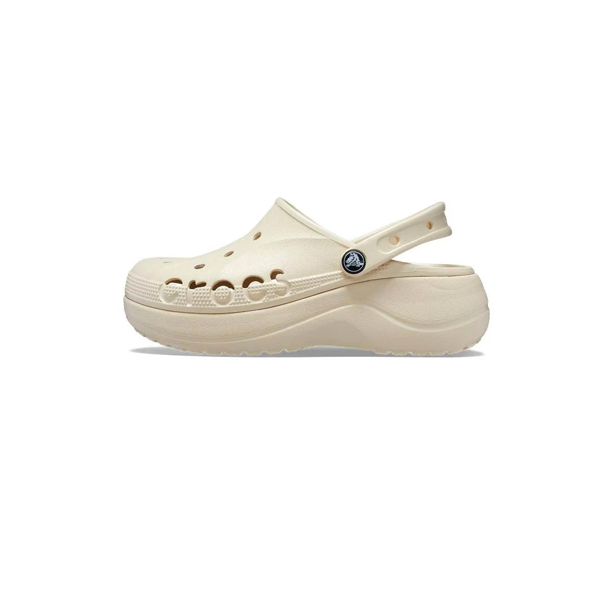 CROCS Baya Platform Clog Women's Lifestyle Shoes - Beige - US W10
