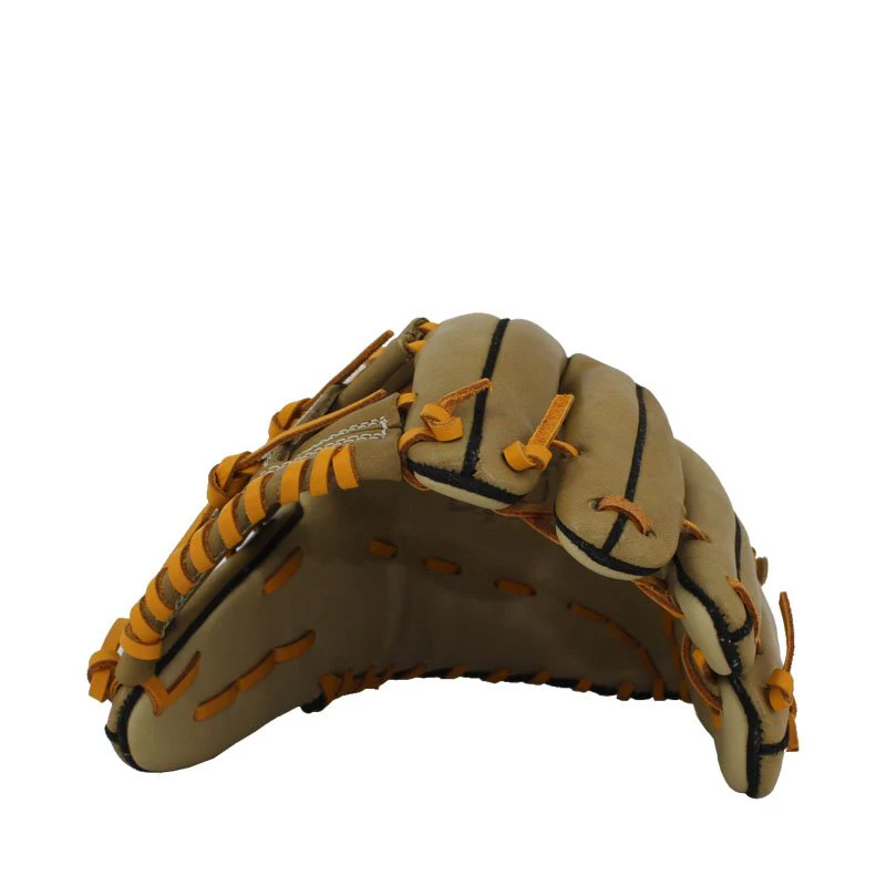 FBT Softball Gloves ถุงมือซอฟบอล I-Web 11.25 นิ้ว หนังแท้ Brown 74428 - Brown - 