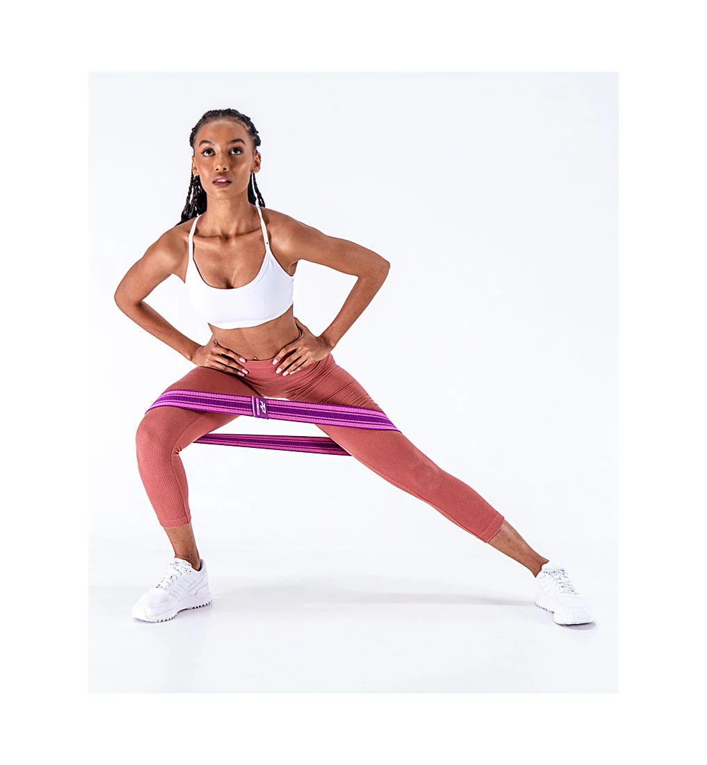 PTP Microband X2 Stripe Light Resistance Band - Green - ONE SIZE