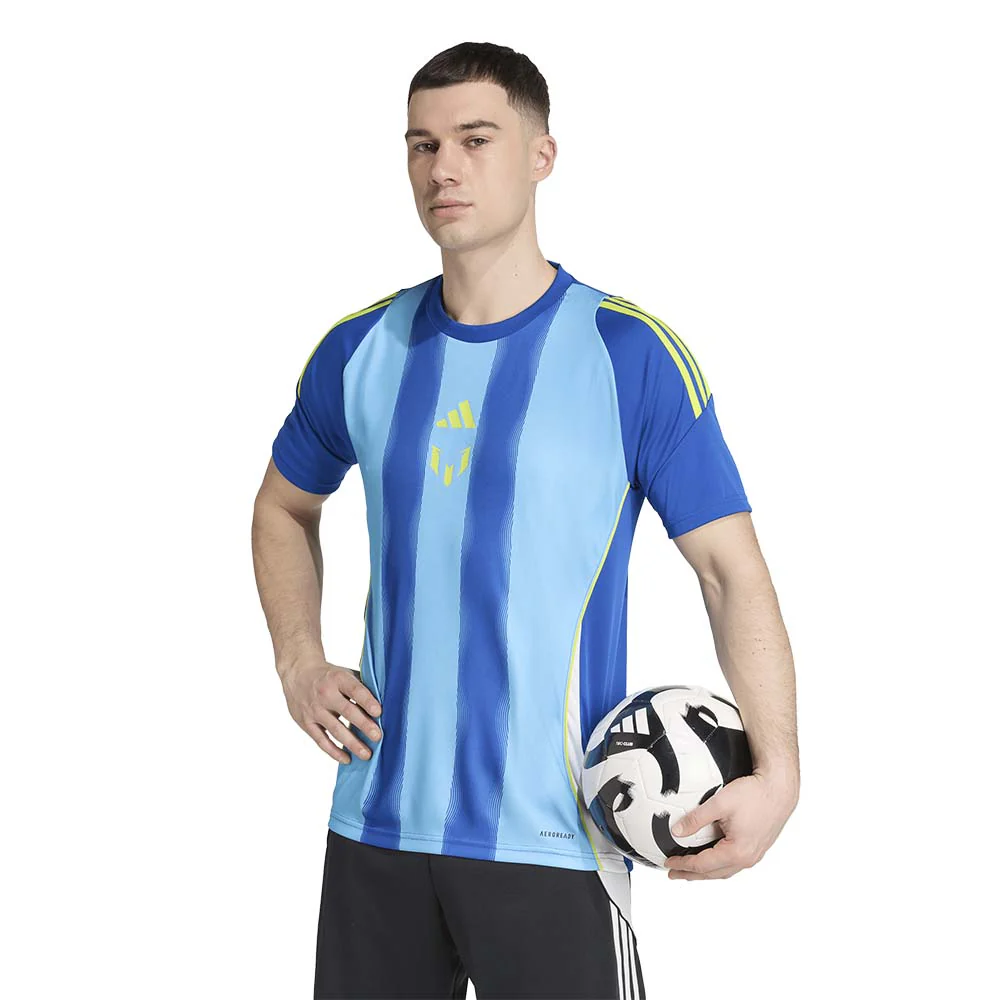 ADIDAS Messi Training Men's Football Jersey - Blue - 2XL (UK SIZE)