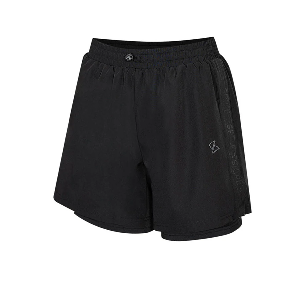 SPIKE SP24RUSTW021 Women's Running Shorts - Black - 2XL (US SIZE)