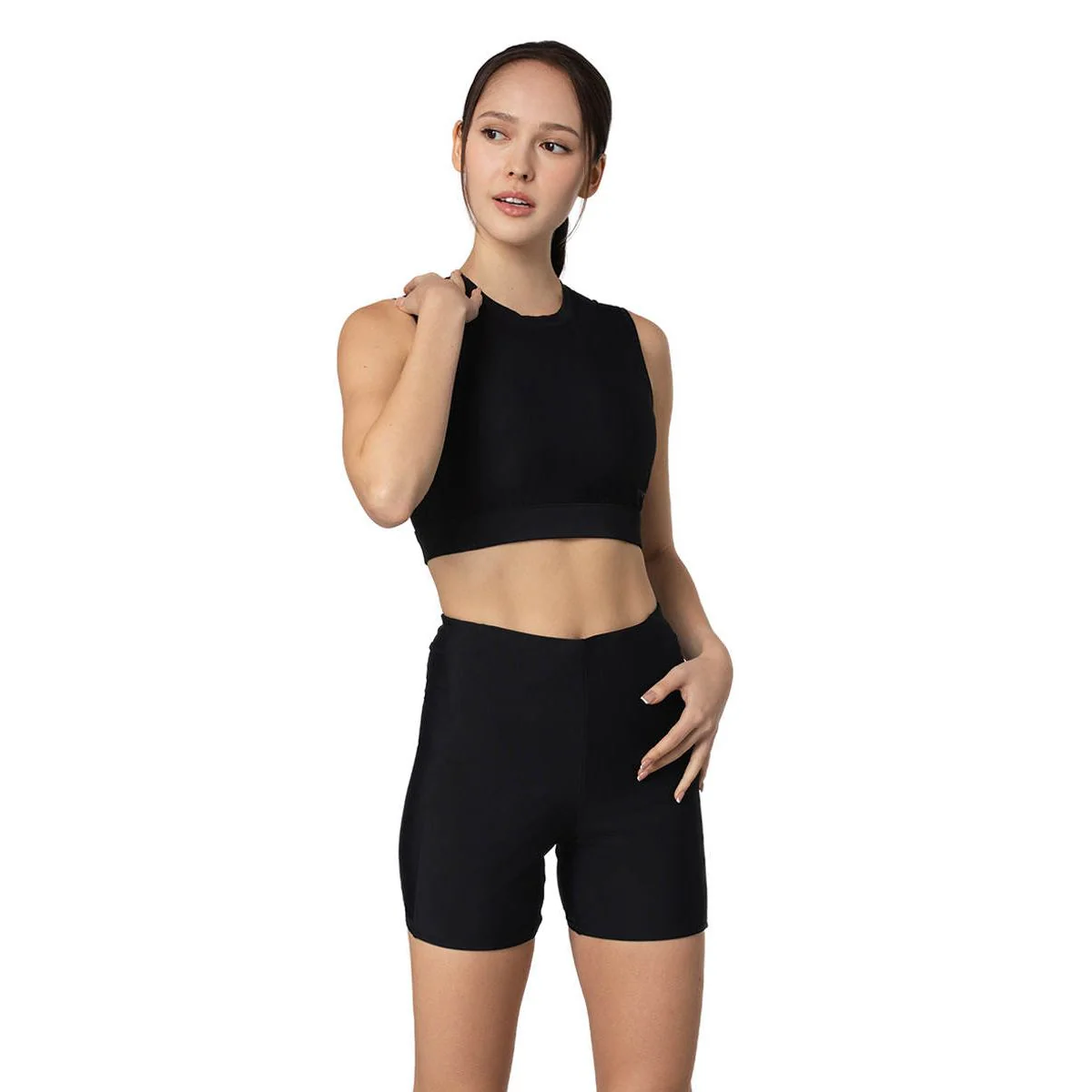 SPEEDO 8-00441500334 Women's Swim Shorts - Black - L (UK SIZE)