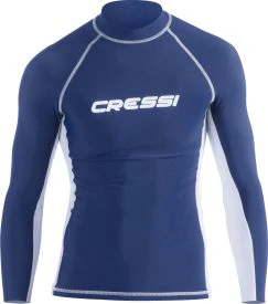 CRESSI Rash Guard Man Long Sleeve Blue - Blue - 3XL