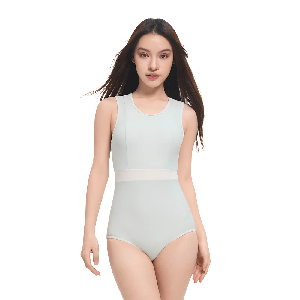 Женский купальник Speedo Modernist Shaping Open Back — цвет зеленый, 30 Inches