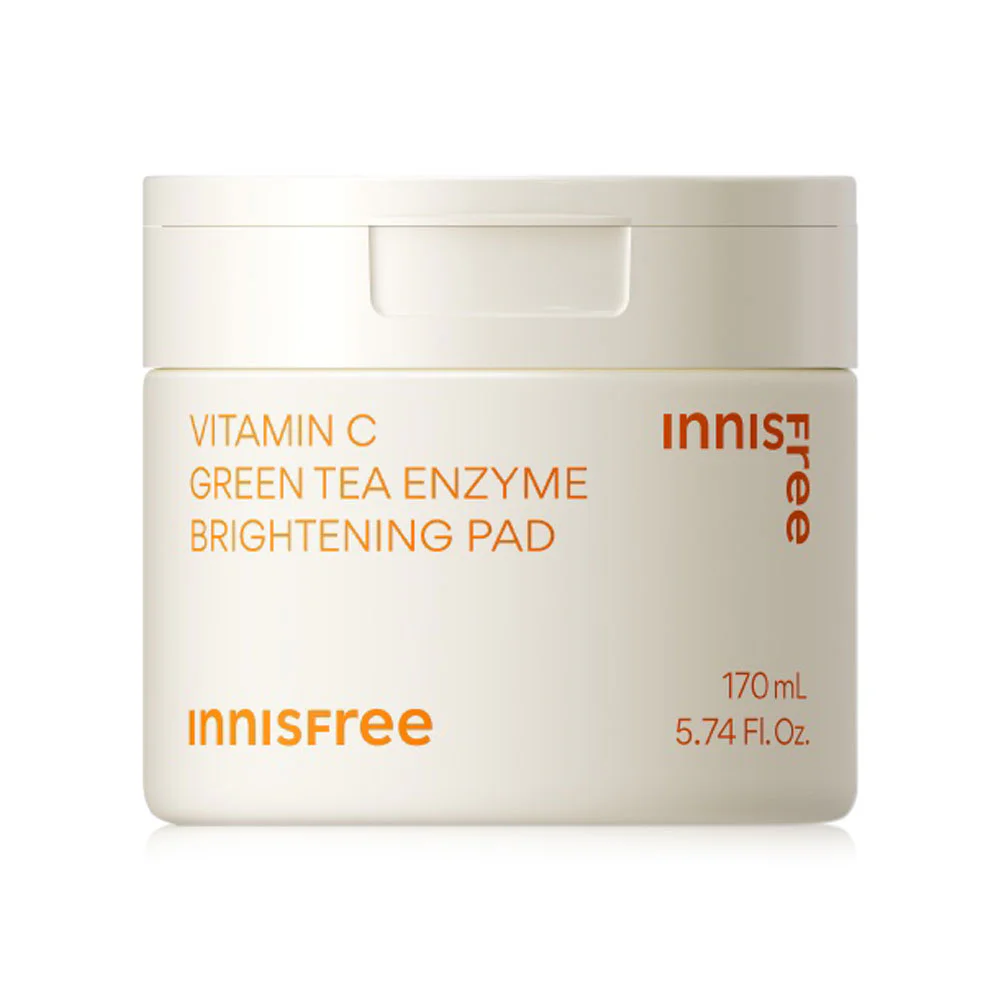 Накладка Innisfree Vitamin C Green Tea придающий сияние 170 мл [60 Pads]