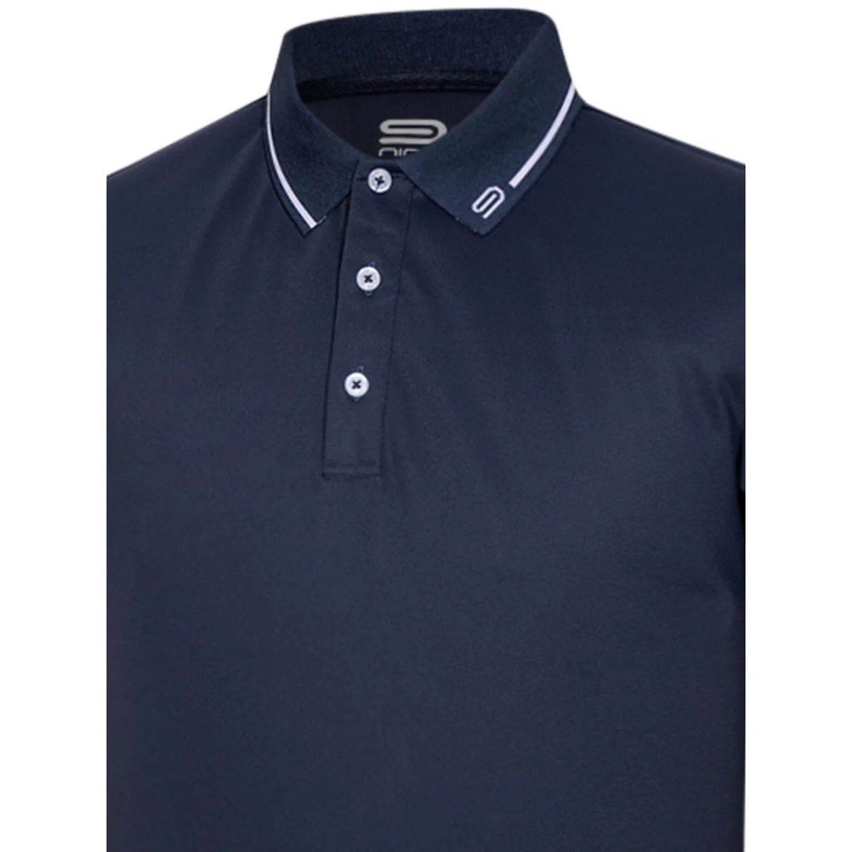 9NINE N24GOPOM06 Men's Golf Polo Shirt - Blue - 2XL (US SIZE)