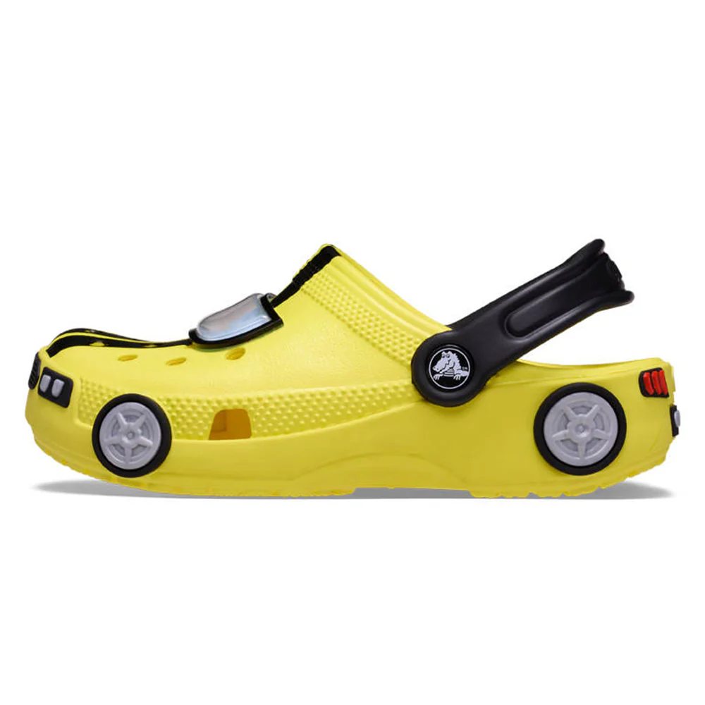 CROCS Classic IAM Race Car Clog Toddler Kids Lifestyle Shoes - Yellow - US C10